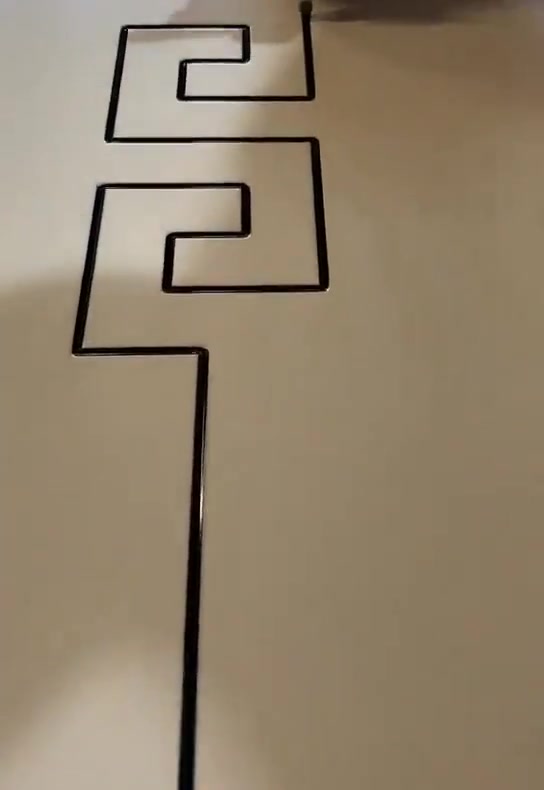 Black Marker on Door Groove